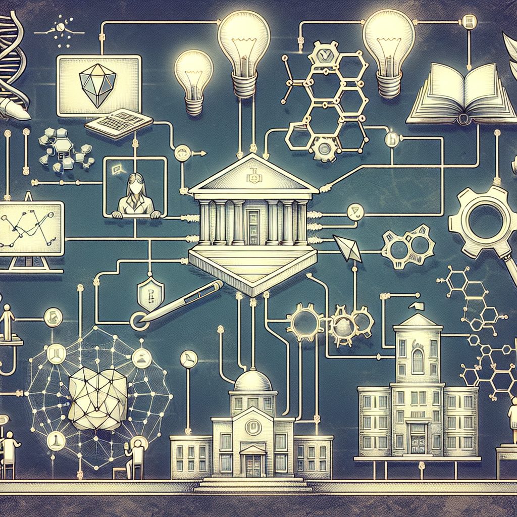 Create a image illustrating the history of the Cardano blockchain, their development, roadmap, and achievements. It's related to research and education. Everything is proofed and validated similar to research at University.