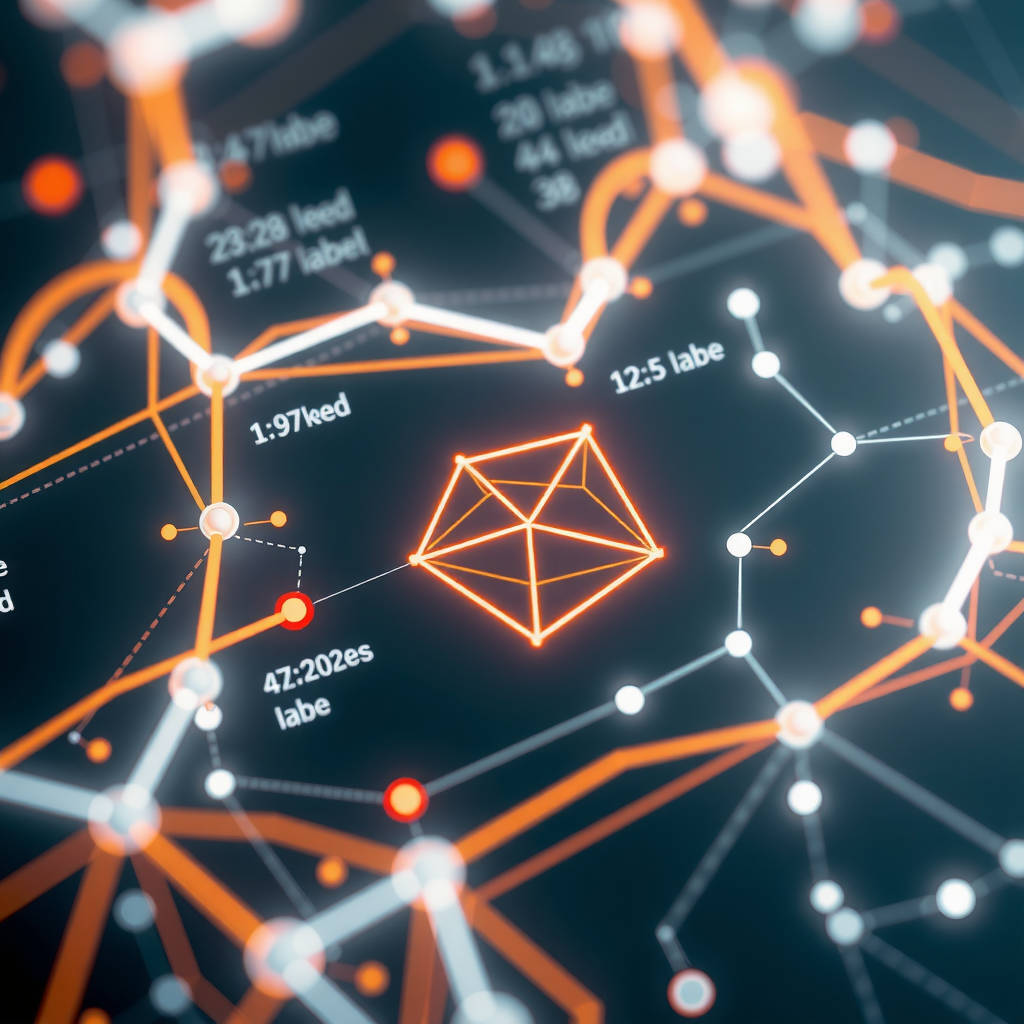 ai-generated image of a futuristic blockchain explorer, visualizing Cardano data flows