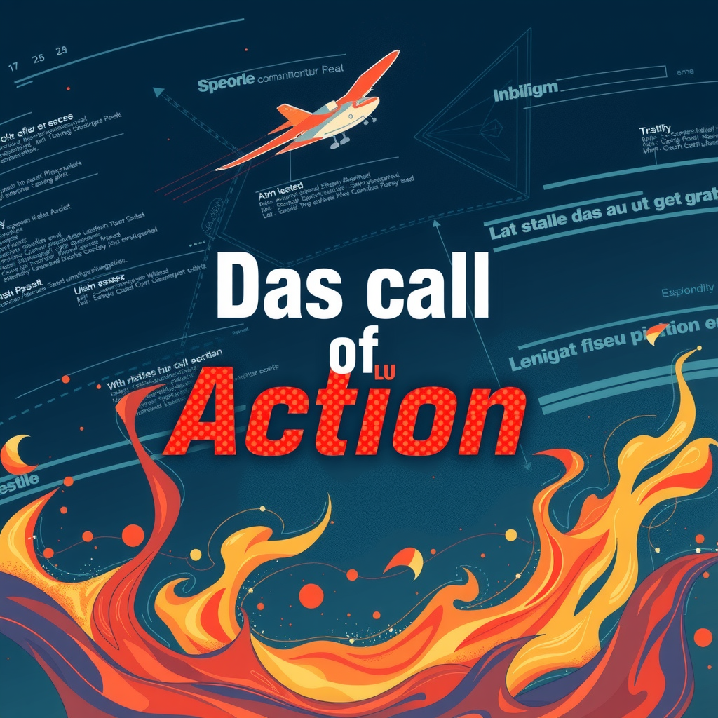 Erstelle ein Bild das call to action visualisiert