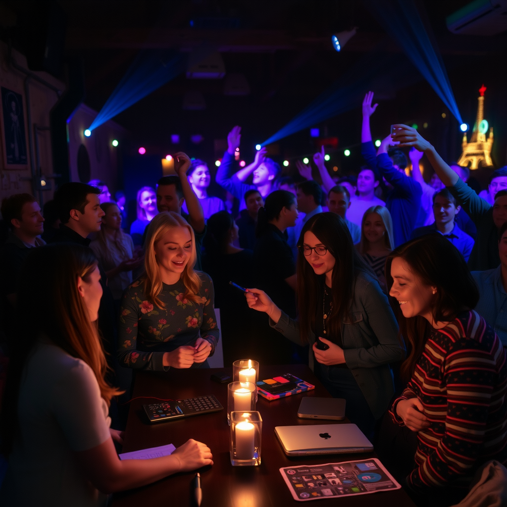 Erstelle ein Bild das den Community Aspekt verdeutlicht 