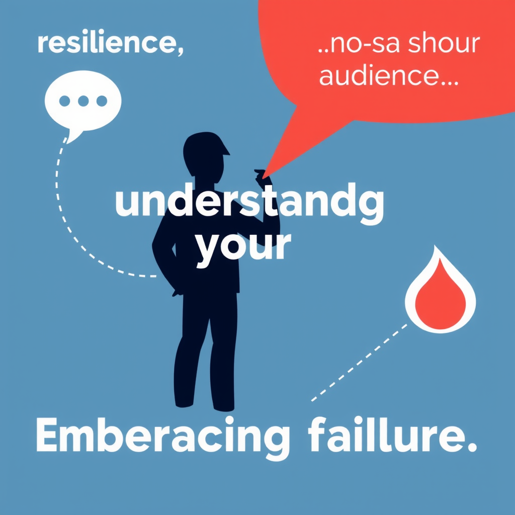 Generate an image about resilience, understanding your audience, or embracing failure. It's about sharing insights and wisdom. Just create an image and do not use text. The image should visualize insights and wisdom that are required to build innovative startups.