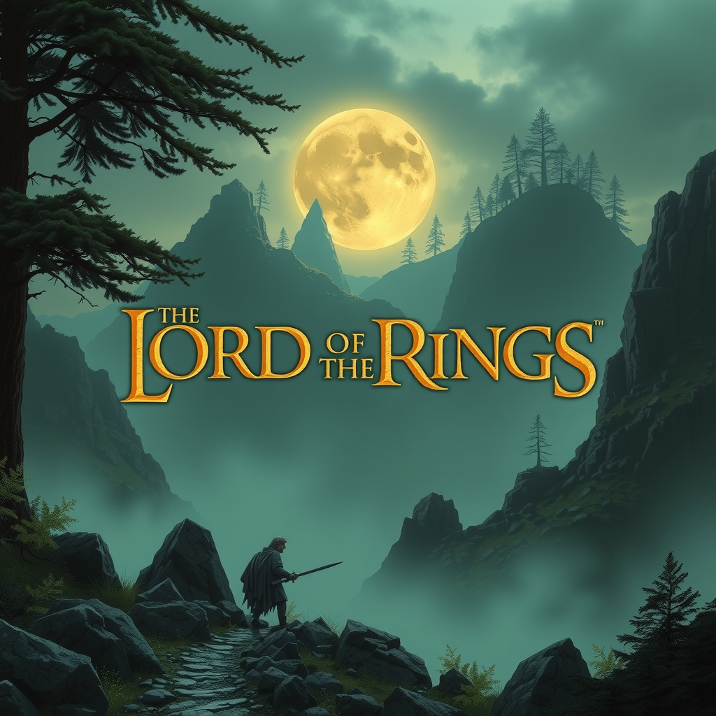 Generate an image which is related to the fantasy book lord of the rings