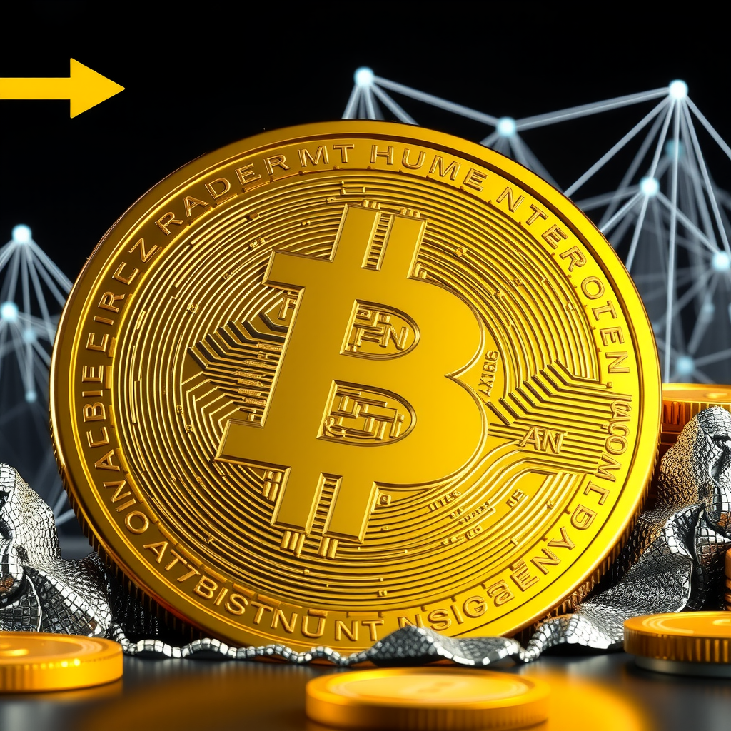 Generate a image about altcoins and the crypto world. 