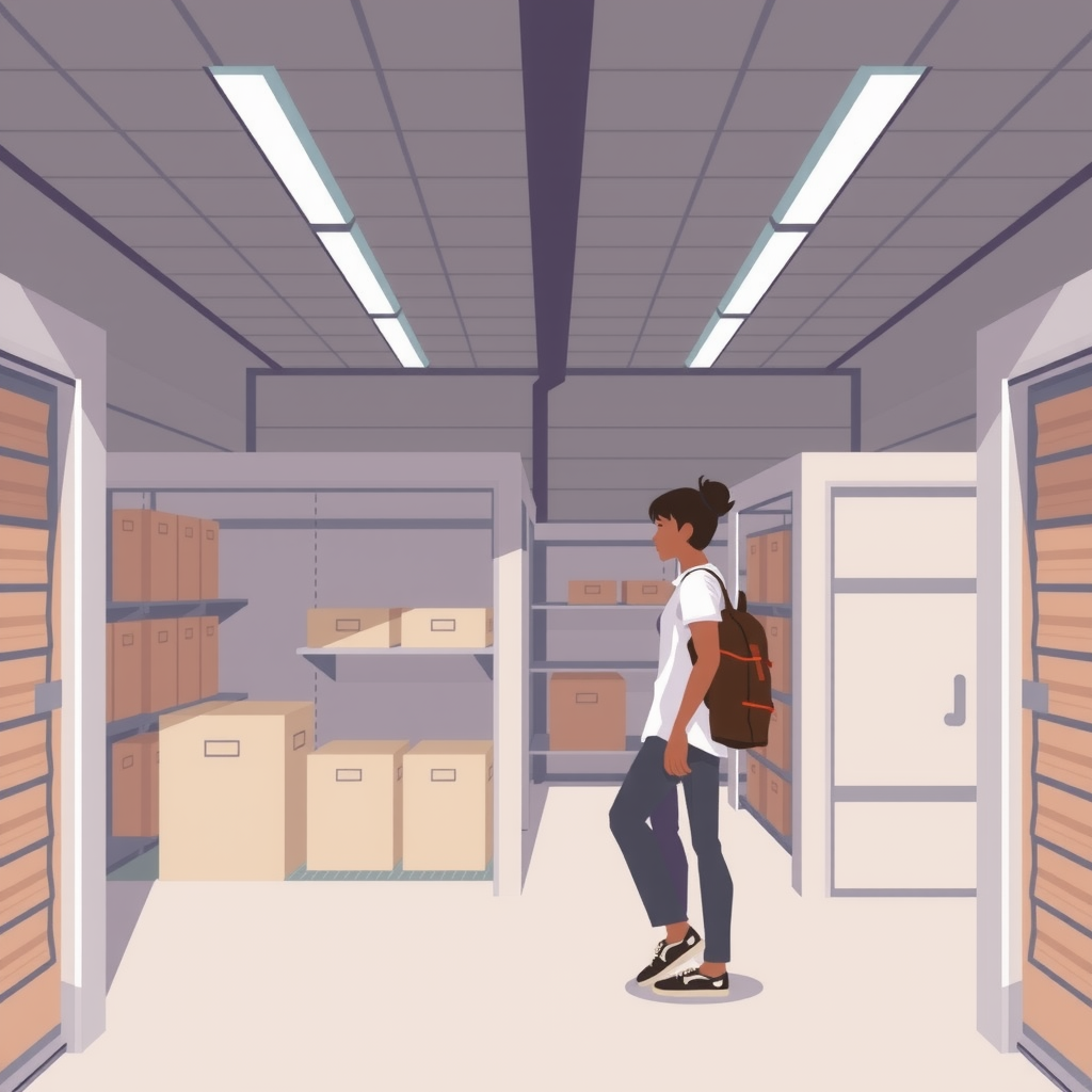 A digital marketplace where individuals exchange storage space, resembling an &quot;Airbnb for storage.&quot;