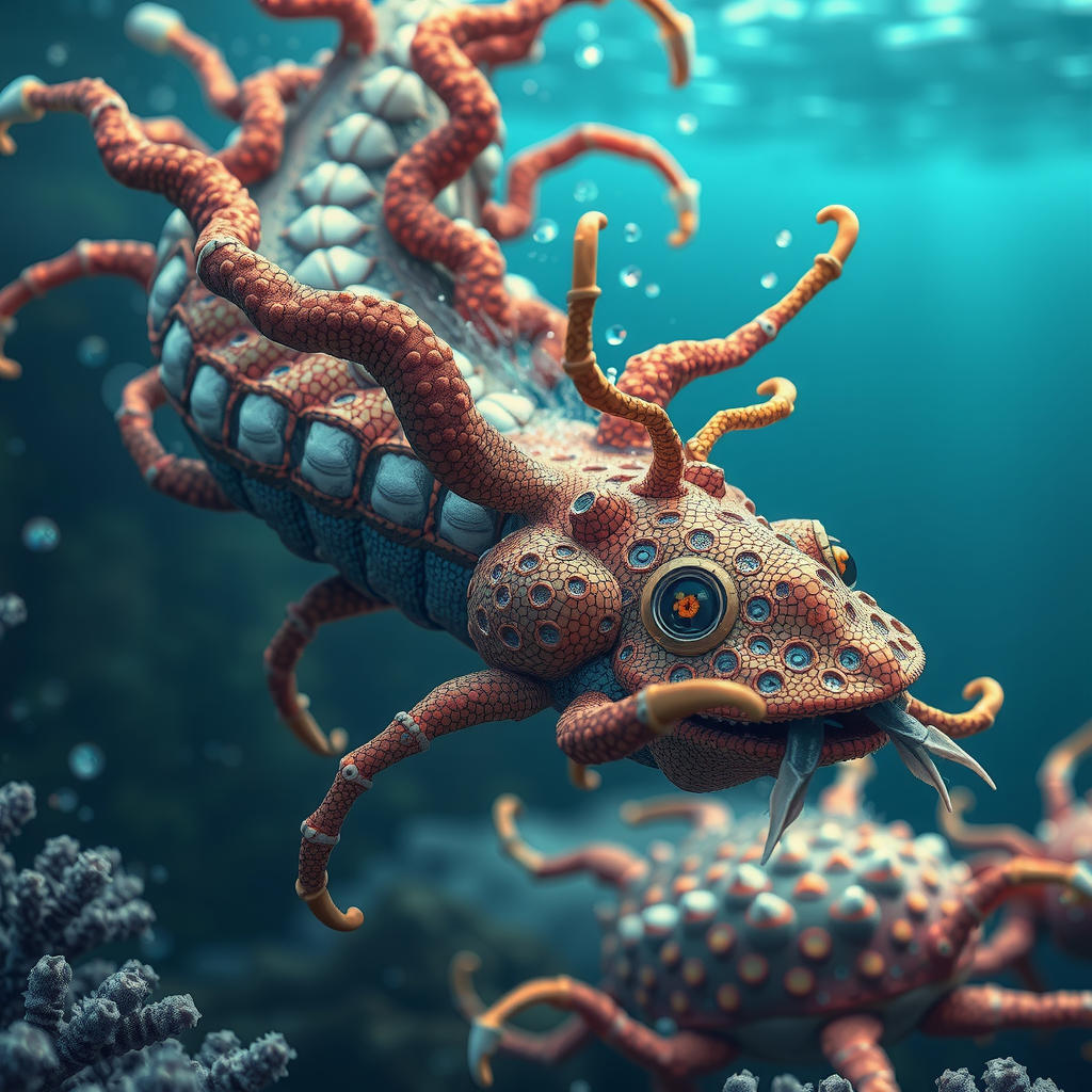 Create a NFT image always about the same category: creatures of the ocean which is also the collection of cryptyolo’s NFTs