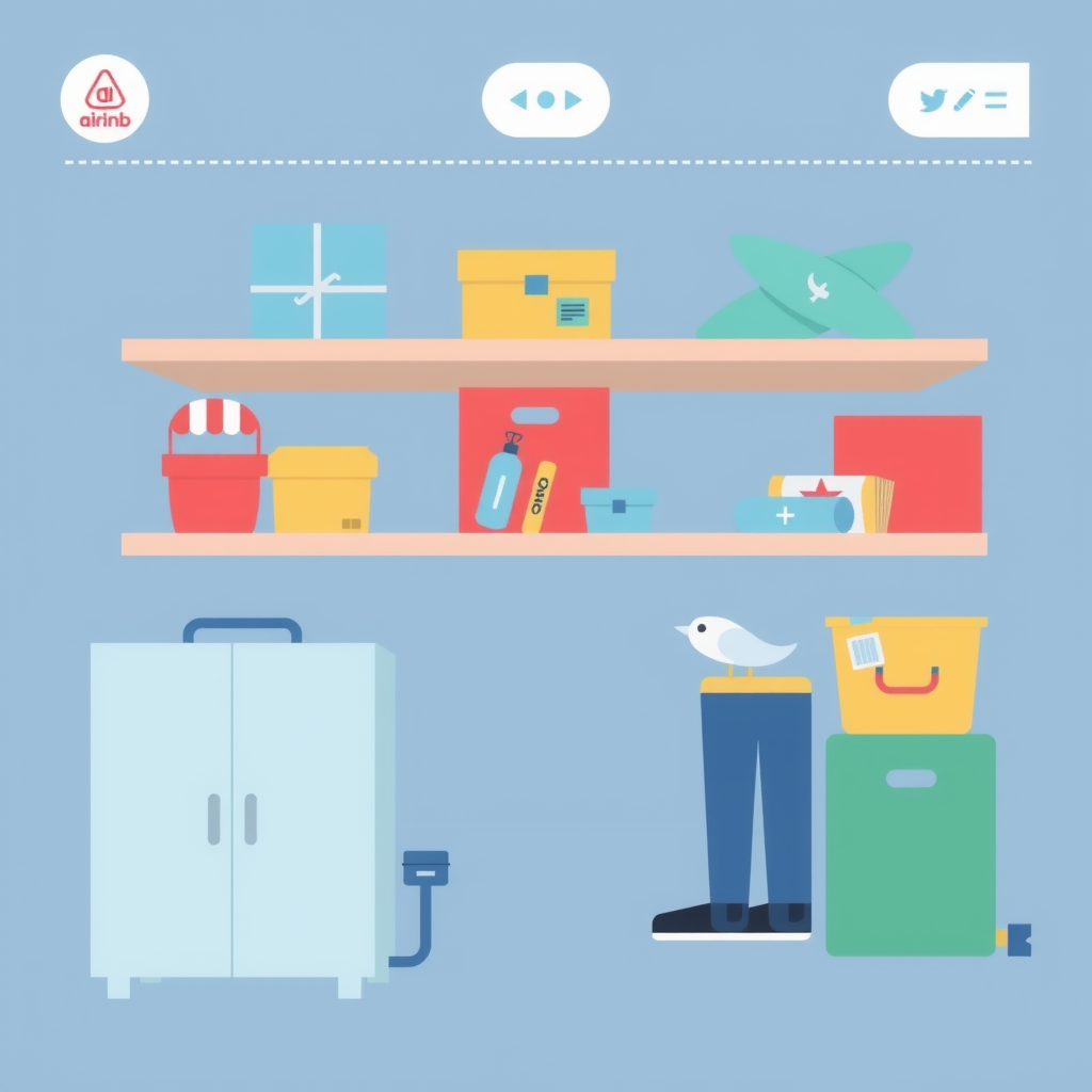 A digital marketplace where individuals exchange storage space, resembling an &quot;Airbnb for storage.&quot;