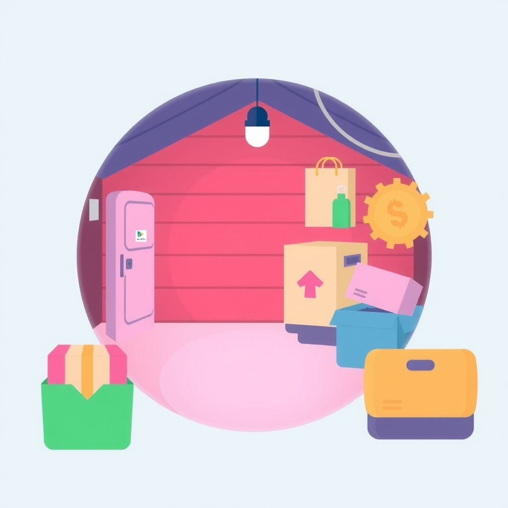 A digital marketplace where individuals exchange storage space, resembling an &quot;Airbnb for storage.&quot;