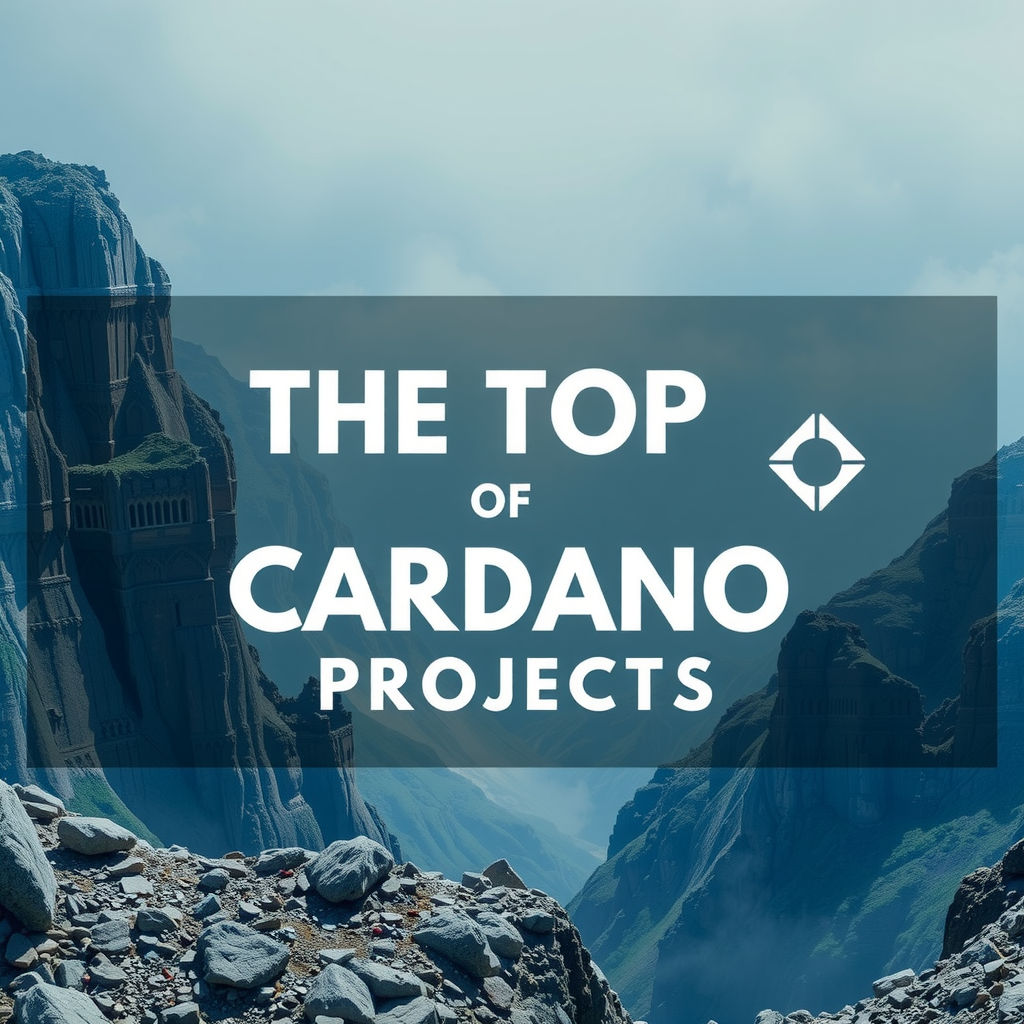 Show an image related to the top cardano projects