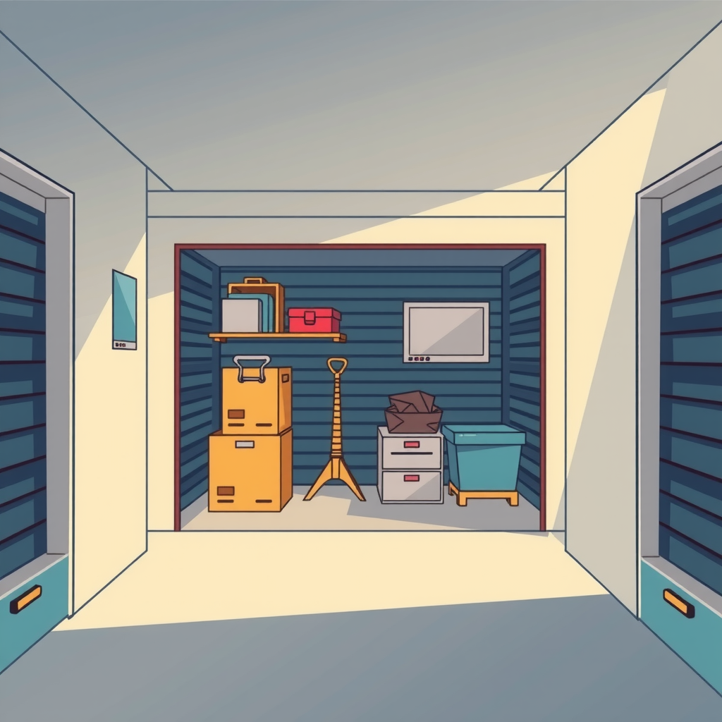 A digital marketplace where individuals exchange storage space, resembling an &quot;Airbnb for storage.&quot;
