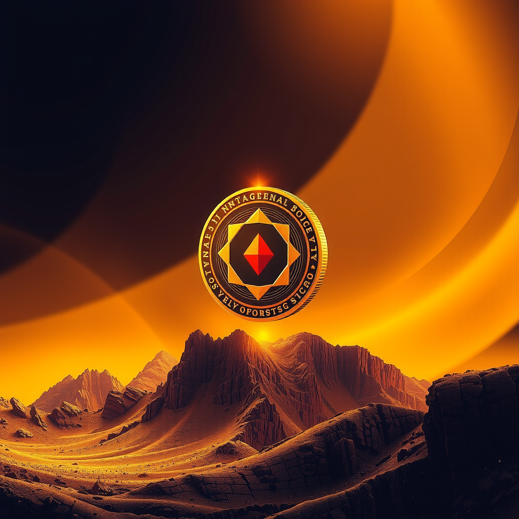 Create an image showing cardano crypto which is encouraging user