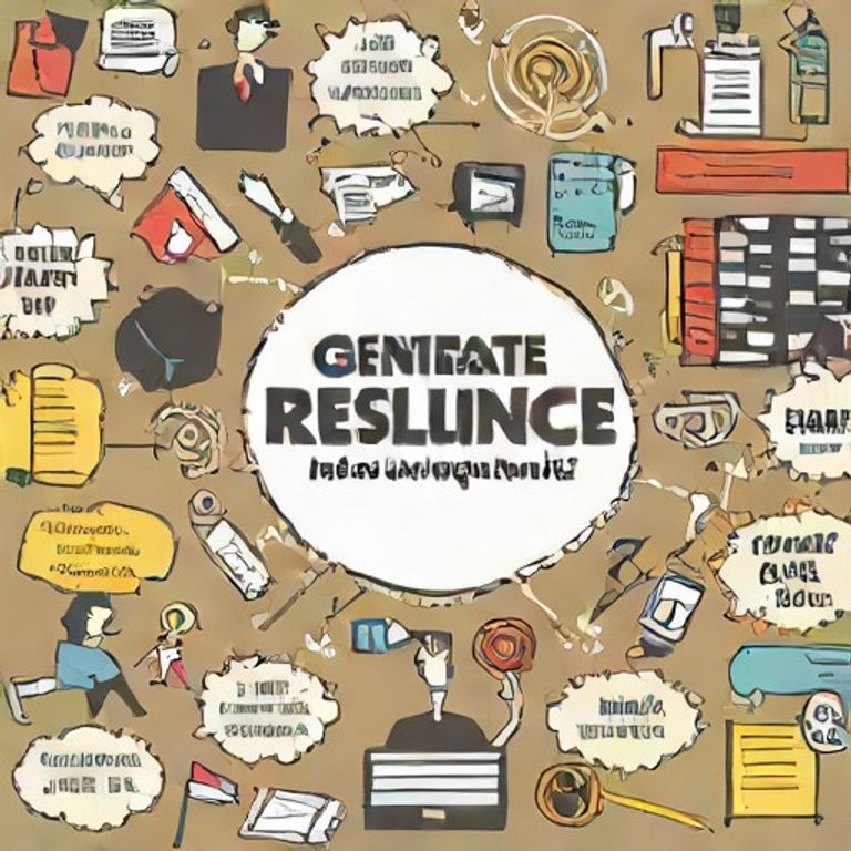 Generate an image about resilience, understanding your audience, or embracing failure. It's about sharing insights and wisdom. Just create an image and do not use text. The image should visualize insights and wisdom that are required to build innovative startups.