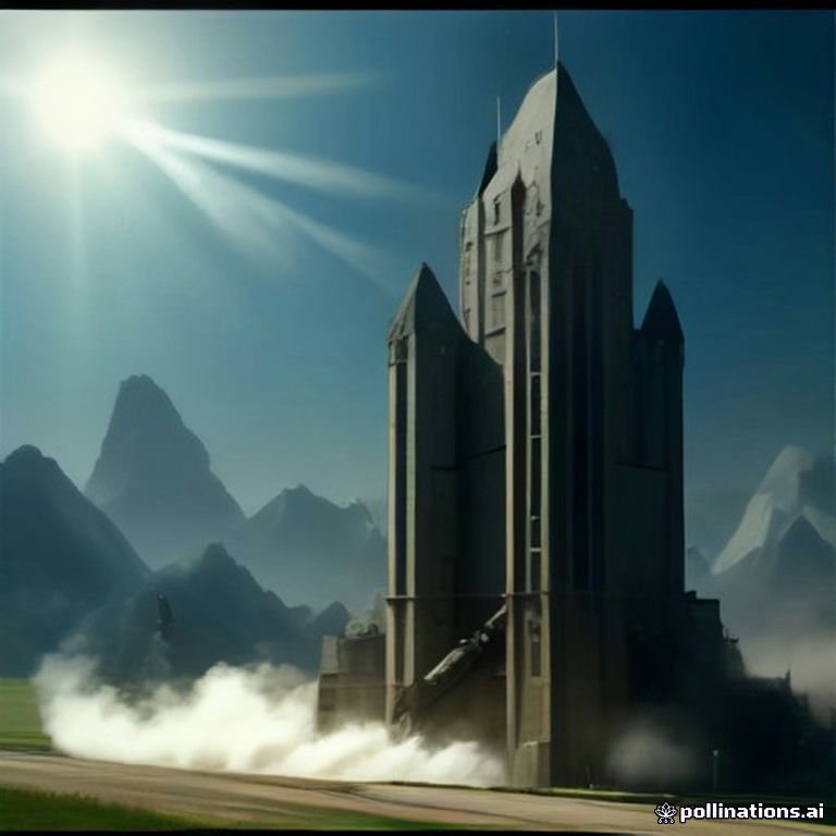 A race between a rocket (speed) and a fortified castle (stability).