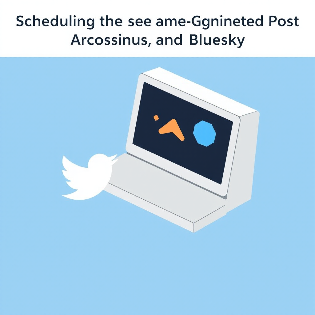 Scheduling the Same AI-Generated Post Across X, Mastodon, and Bluesky